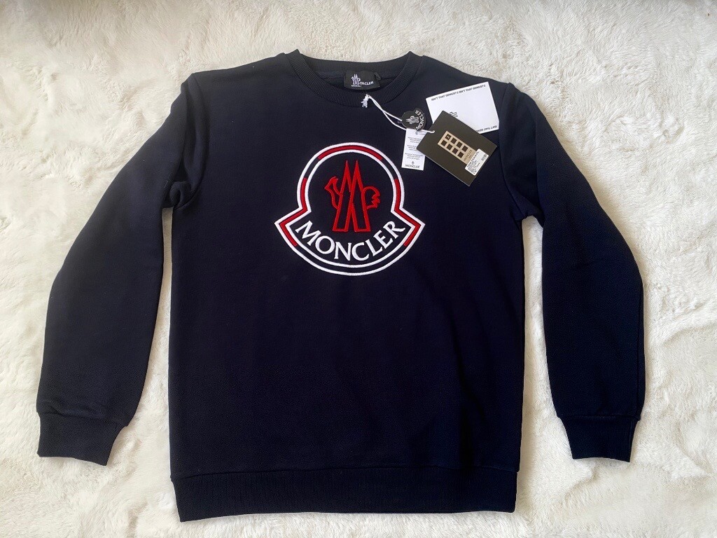grey moncler jumper